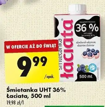 Biedronka Śmietanka UHT 36% Łaciata 500 ml oferta