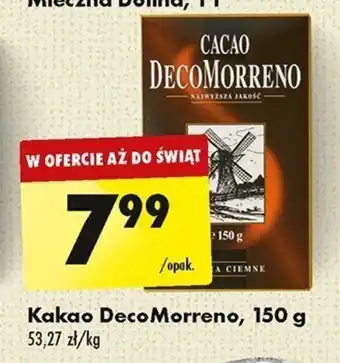 Biedronka Kakao DecoMorreno 150 g oferta