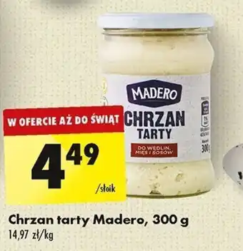 Biedronka Chrzan tarty Madero 300 g oferta