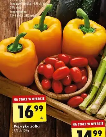 Biedronka Papryka żółta 1kg oferta