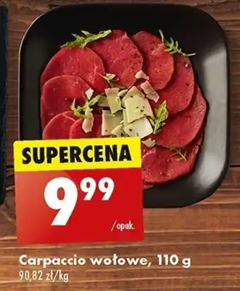 Biedronka Carpaccio wołowe 110 g oferta