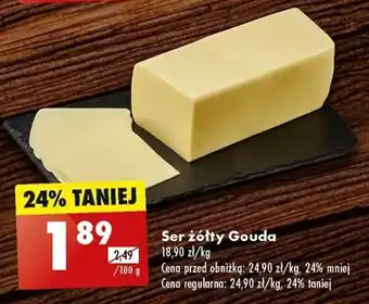 Biedronka Ser żółty Gouda 100g oferta