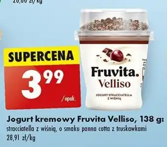 Biedronka Jogurt kremowy Fruvita Velliso 138 g oferta