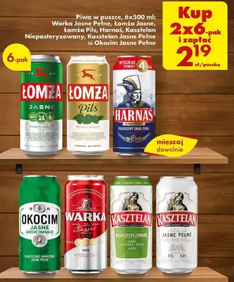 Biedronka Piwa w puszce 500 ml oferta