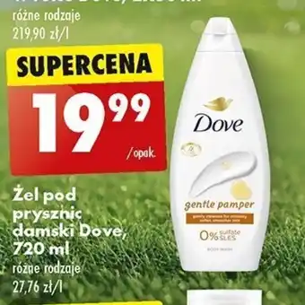 Biedronka Żel pod prysznic damski Dove 720 ml oferta