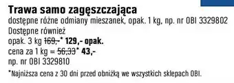 OBI SUBSTRAL Trawa samo zagęszczająca renowacyjna - 3 kg oferta