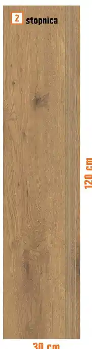 OBI Stopnica ORIS honey 30 x 120 cm oferta