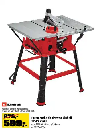 Einhell Przecinarka do drewna TC-TS 254U 2200 W