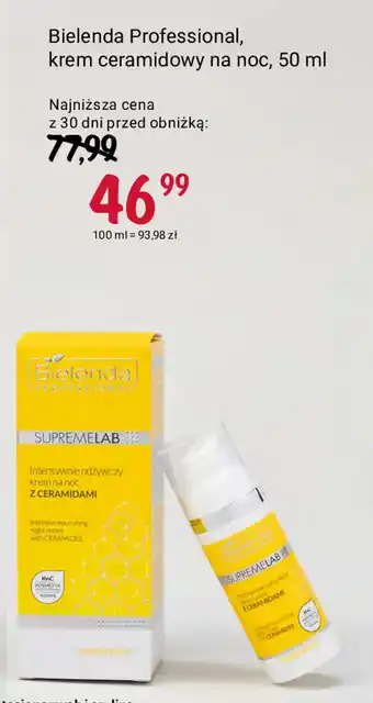 Rossmann Bielenda Professional, krem ceramidowy na noc, 50 ml oferta