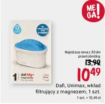 Rossmann Dafi, Unimax, wkład filtrujący z magnezem, 1 szt. oferta