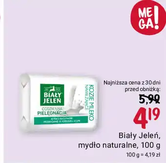 Rossmann Biały Jeleń, mydło naturalne, 100 g oferta