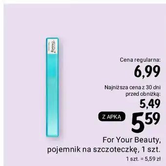 Rossmann For Your Beauty, pojemnik na szczoteczkę, 1 szt. oferta