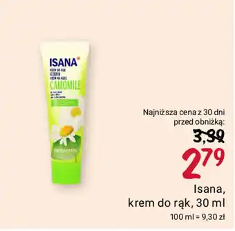 Rossmann Isana, krem do rąk, 30 ml oferta