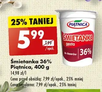 Biedronka Śmietanka Piątnica oferta