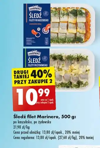 Biedronka Śledź Marinero oferta