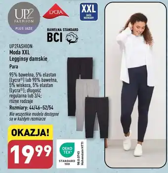 ALDI Legginsy damskie Up2Fashion oferta