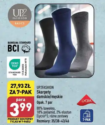 ALDI Skarpety Up2Fashion oferta