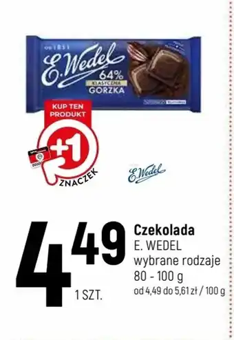 Intermarche Czekolada E. WEDEL 80-100 g oferta