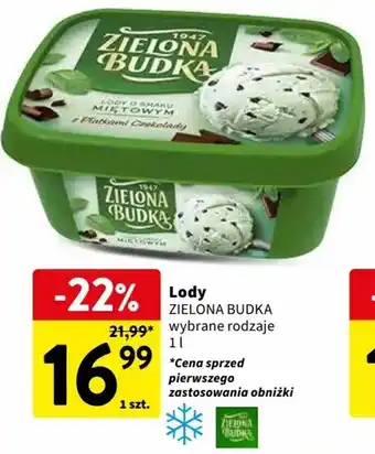 Intermarche Lody ZIELONA BUDKA 1l oferta