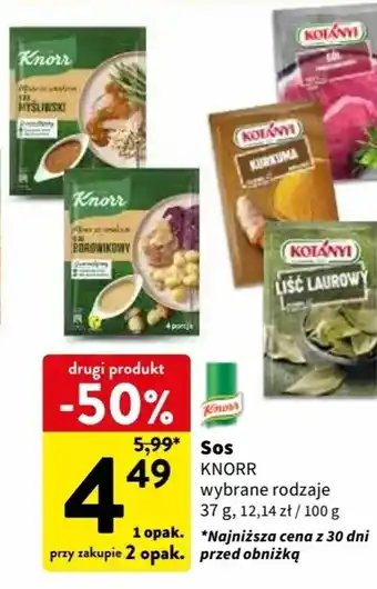 Intermarche Sos 37g oferta