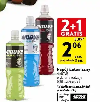 Intermarche Napój izotoniczny 4 MOVE 0,75l oferta