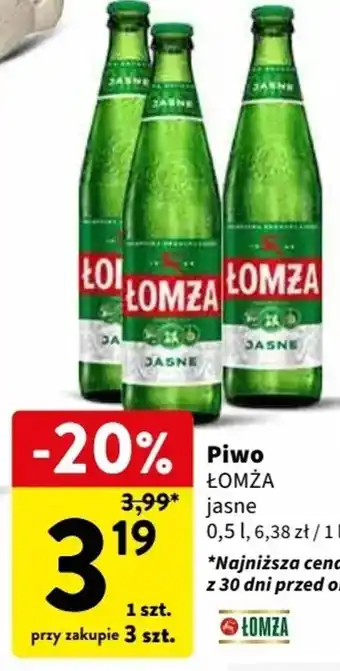 Intermarche Piwo ŁOMŻA 0,5l oferta