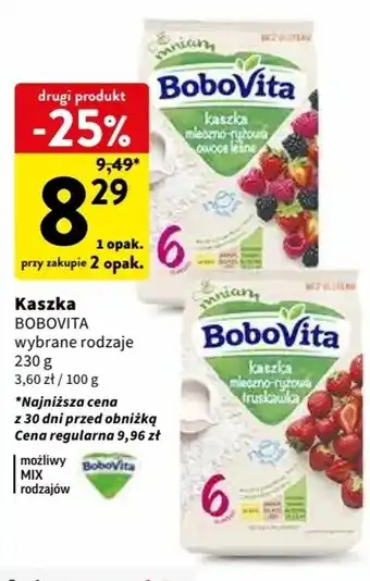 Intermarche Kaszka BOBOVITA 230g oferta