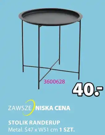 JYSK STOLIK RANDERUP Ś47 x W51cm oferta