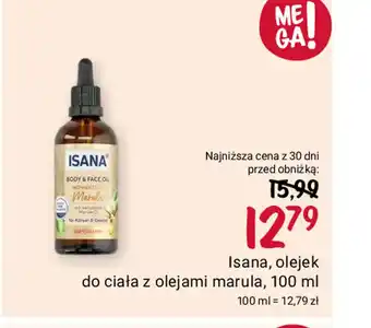 Rossmann Isana, olejek do ciała z olejami marula, 100 ml oferta