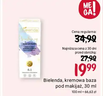 Rossmann Bielenda, kremowa baza pod makijaż, 30 ml oferta