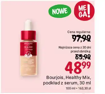 Rossmann Bourjois, Healthy Mix, podkład z serum, 30 ml oferta