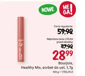 Rossmann Bourjois, Healthy Mix, sorbet do ust, 1,7 g oferta