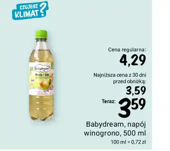 Rossmann Babydream, napój winogrono, 500 ml oferta