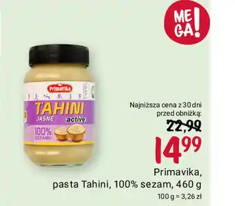 Rossmann Primavika, pasta Tahini, 100% sezam, 460 g oferta