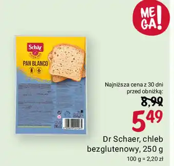 Rossmann Dr Schaer, chleb bezglutenowy, 250 g oferta