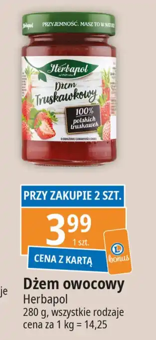 E.Leclerc Dżem owocowy Herbapol 280 g oferta