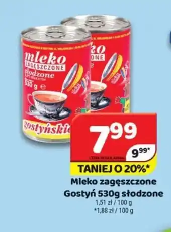 Delfin Mleko zagęszczone Gostyń 530g oferta