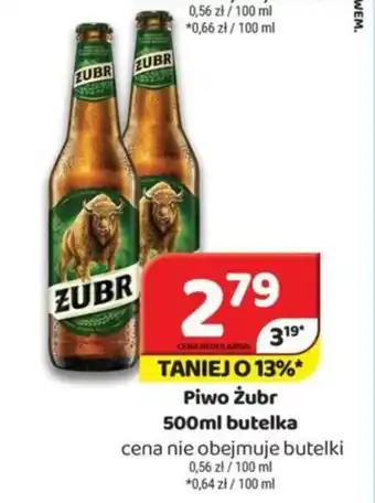 Delfin Piwo Żubr 500ml butelka oferta