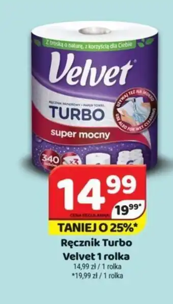Delfin Ręcznik Turbo Velvet 1 rolka oferta