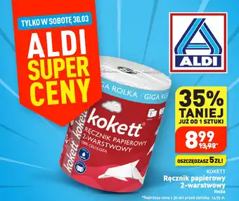 ALDI KOKETT Ręcznik papierowy 2-warstwowy oferta