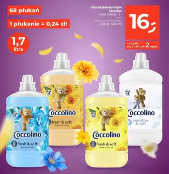 Dealz Płyn do płukania tkanin Coccolino 1,7 l oferta