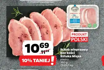 Netto Schab wieprzowy bez kości Sztuka Mięsa oferta