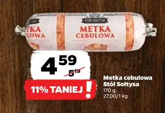 Metka cebulowa Stół Sołtysa
