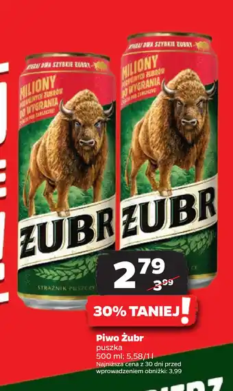Netto Piwo Żubr oferta