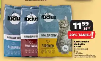 Netto Karma sucha dla kotów Kiciuś oferta