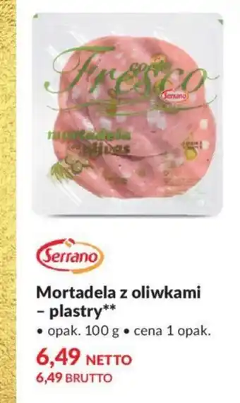 Makro Mortadela z oliwkami - plastry 100 g oferta