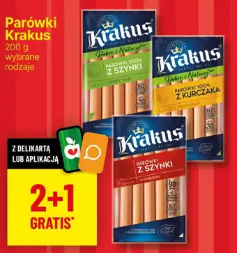 Delikatesy Centrum Parówki Krakus 200 g oferta
