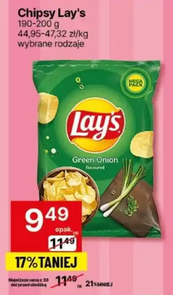 Delikatesy Centrum Chipsy Lay's 190-200 g oferta