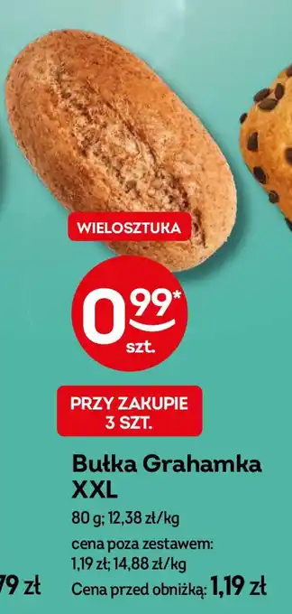 Żabka Bułka Grahamka XXL 80 g oferta