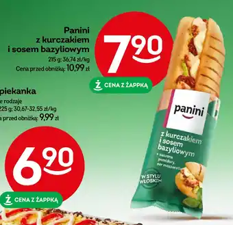 Żabka Panini z kurczakiem i sosem bazyliowym 215 g oferta